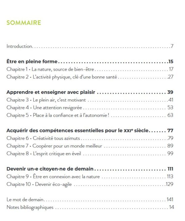 Les bienfaits de l'école à ciel ouvert – Image 2